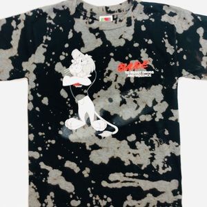 Vintage Acid Washed DARE Lion Shirt Size Small